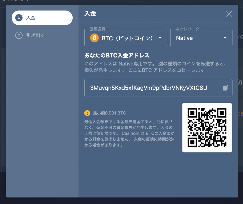 Casinoin Payment3