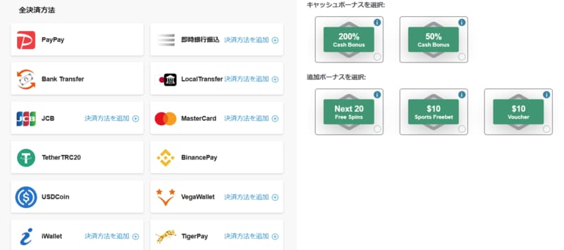 テッドベットカジノ 入金2
